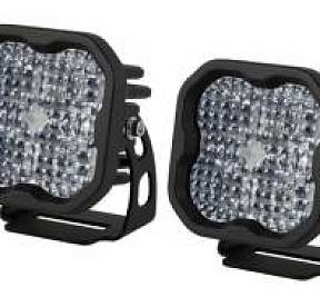 Фары светодиодные SS3 Sport рабочий свет с синей подсветкой 2 шт 